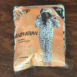 Spectacular Creations Dalmatian Costume - Black and White Size Large